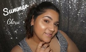 Talk Through Tutorial | Summer Glow + Nude Lips | BeautyyBoxx