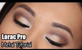 Lorac Pro Metal Tutorial | GRWM Sunset Eye Tutorial