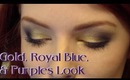 Gold, Royal Blue and Purples Look (Speed tutorial using Vice Palette)