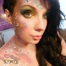 Mermaid makeup:)