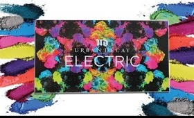 URBAN DECAY ELECTRICS PALETTE REVIEW/SWATCHES