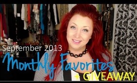 September 2013 Favorites + 4 GIVEAWAYS! | #MFSGiveaway