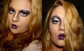 Goth Doll (Jessica Rabbit?) Makeup