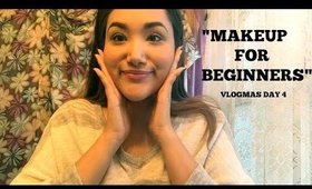 EASY MAKEUP FOR BEGINNERS + NEW PALETTES! - VLOGMAS 2015 - DAY 4
