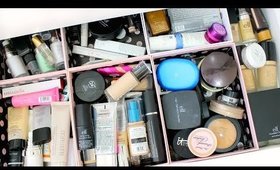 MAKEUP DECLUTTER 2016: Foundations, Primers, and Powders