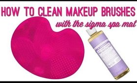 Brush Cleaning with the Sigma Spa Mat