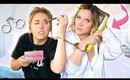 24 Hours HANDCUFFED To My Sister!! *idk how we survived*