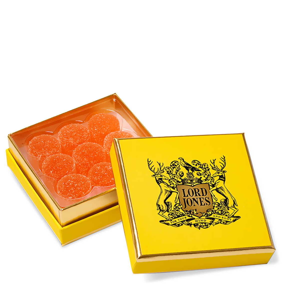 Lord Jones Old Fashioned Hemp-Derived CBD Gumdrops Citrus Blossom alternative view 1 - product swatch.