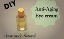 DIY Anti Aging Eye  Cream Homemade natural