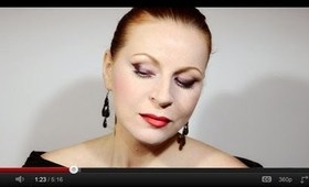 Evening autumn makeup (Slovenian with ENGLISH SUBTITLES)