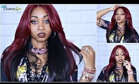 Outre Jasmine Red Wig DX425  ft Divatress.com  Giveaway