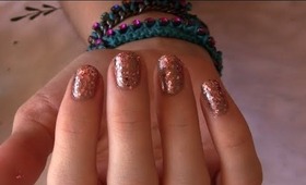 Rose Gold Nail Tutorial  | rebeccakelsey.com