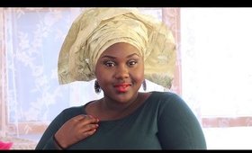 6 Steps to tying a Gele with Jennifer Olaleye