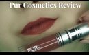 PUR Cosmetics Velvet Matte Liquid Lipstick in Innocent | Review