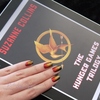 Fiery Nails inspired by the Hunger Games