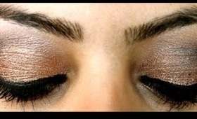 Makeup Tutorial: Bronze Neutral Smokey Eye (Easy and Quick!)