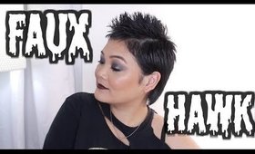 Quick & Easy Faux Hawk Hair Tutorial for Short Hair | Edgy Hairstyles