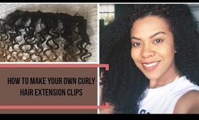 How To Make Your Own Curly Hair Clips