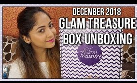 GLAM TREASURE BOX December 2018 | Unboxing & Review | Stacey Castanha