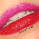 Pink and Red Duo Glitter Lips!