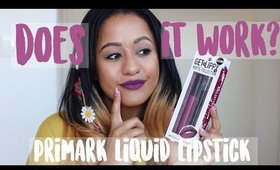 HONEST PRIMARK £3 LIP KIT REVIEW | DOES IT WORK!!? | Siana