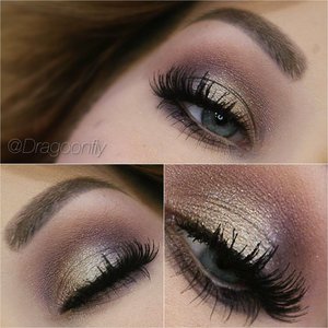 Using Anastasia Beverly Hills single eyeshadows and motive cosmetics "in the nude" palette 