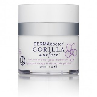 DermaDoctor Gorilla Warfare hair minimizing facial moisturizer