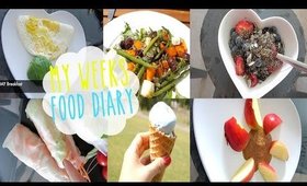 Weekly Food Diary | HOLLIE WAEHAM