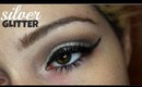 Silver Glitter Party Eye Makeup Tutorial