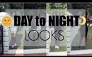 DAY TO NIGHT LOOKS | Little Black/White Dress