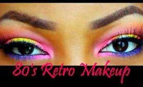 My entry to thefancyfaced contest | 80's Retro Inspired Makeup