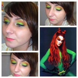 I love how Uma Thurman played Poison Ivy in Batman so this was a very fun look for me to do!