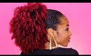 How To► Wig to Faux Ponytail Natural Hair Puff