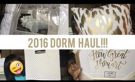 2016 Dorm Haul: White & Gold Themed | Back to College