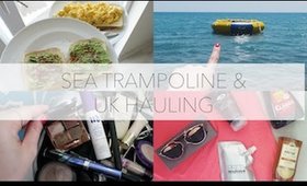 Sea Trampoline & UK Hauling | #JessicaVlogsJuly