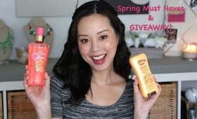 Spring Must Haves & GIVEAWAY