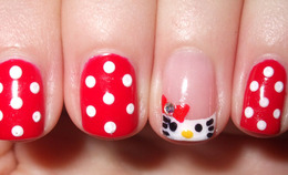 Hello Kitty Manicures!