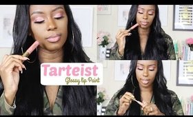 Tarteist Glossy Lip Paint Try On|Brown Girl Friendly