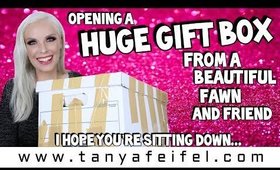 Opening A Huge Gift From A Beautiful Fawn & Friend!! | I Hope You're Sitting Down!! | Tanya Feifel