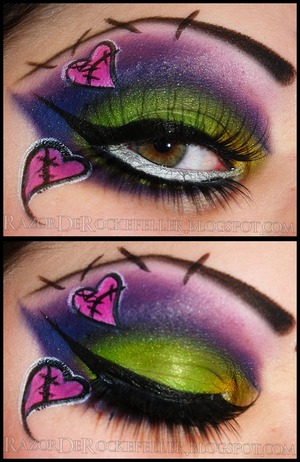 My look for Valentine's Day!  Putting a Spooky edge back into V-Day :-P