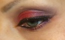 red eyeshadow how to