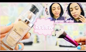 REVIEW & DEMO : L'Oréal True Match Foundation + Closeup Shots + Coverage & Texture test