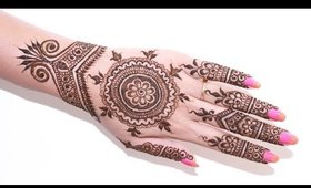 Best Bridal Henna Design 2015 : Step By Step Description Of The Design