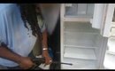 Pressure washing the refrigerator #motorcycle