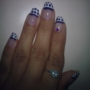 Purple French Dots <3 