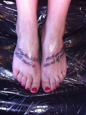 How bad does it hurt to get a tattoo on the side of your foot, like the  area beneath the ankle? - Quora