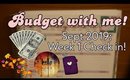 Budget with me! | September 2019 Week 1 Check in | Paycheck Budgeting | Bay Area Living | Debt Free