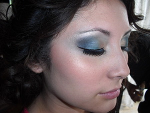 Close up of make up for prom