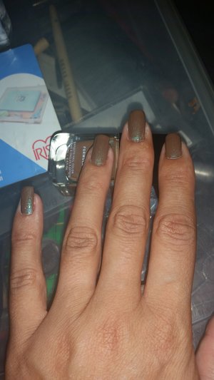 formula x polish in determined a beautiful matte deep taupe (: