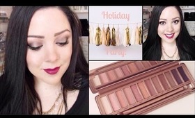 Naked 3 Tutorial: Holiday Party Makeup! (December 2013)